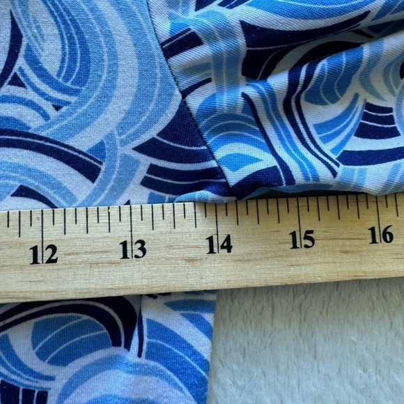 Vintage 90s Y2K Top, Vintage Abstract Top, Vintage AOP Top - Picture 10 of 12